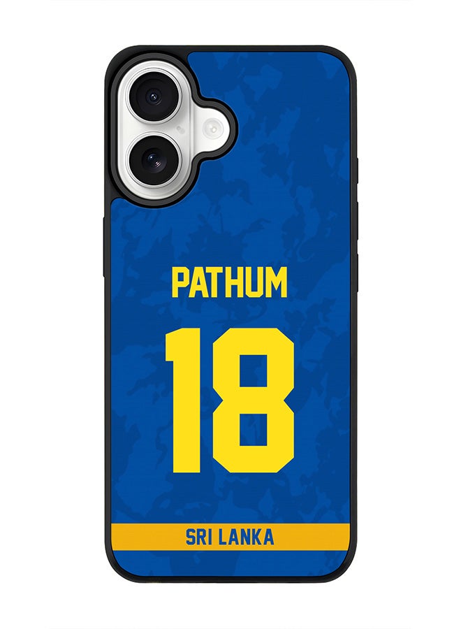 Stylizedd iPhone 17 Case, [Compatible with MagSafe] Slim Magnetic cover Phone Case iPhone 17 -Sri lanka Pathum Nissanka, Jersey No 18 - Image 1