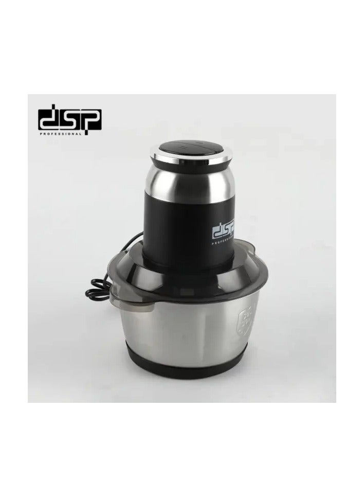 DSP KM4103, Electric Kitchen Chopper – 250w – 2.0Ltr – Stainless Bowl - Image 3