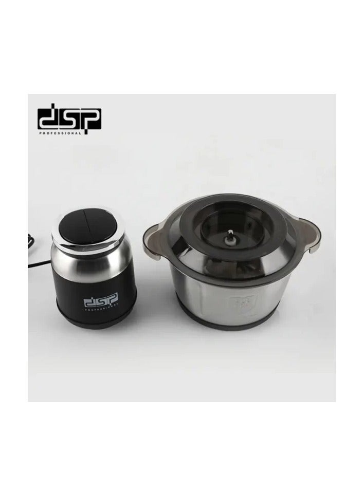 DSP KM4103, Electric Kitchen Chopper – 250w – 2.0Ltr – Stainless Bowl - Image 4