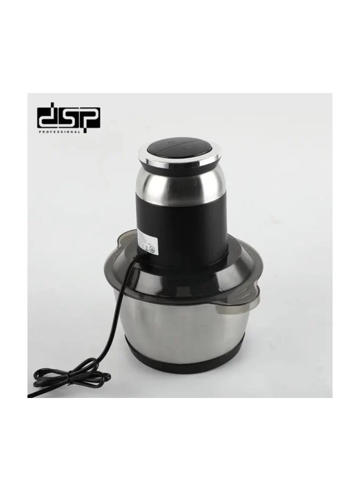 DSP KM4103, Electric Kitchen Chopper – 250w – 2.0Ltr – Stainless Bowl - Image 5