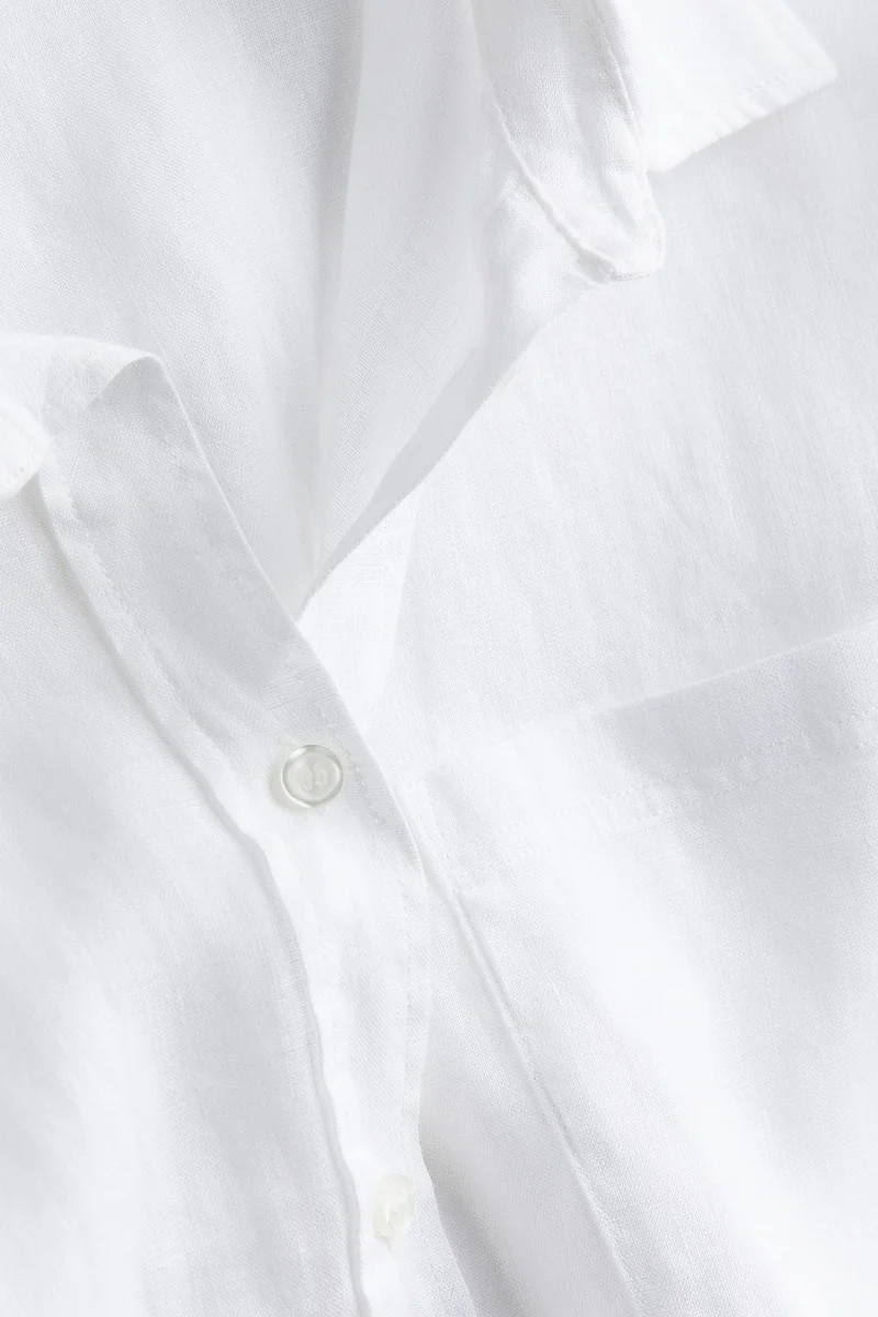 اتش اند ام Linen Shirt