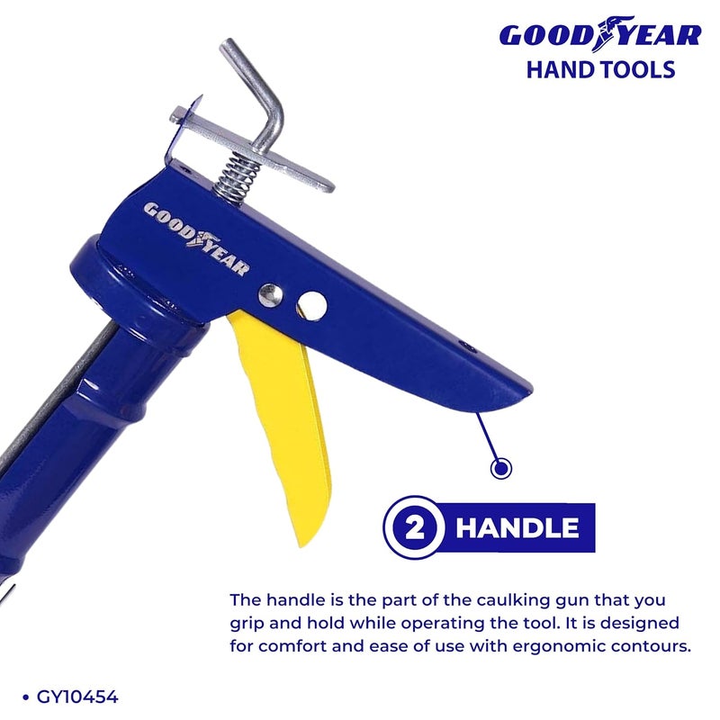 Good Year مسدس السدادة المعدنية (أزرق وأصفر) (GY-10454) - Image 4