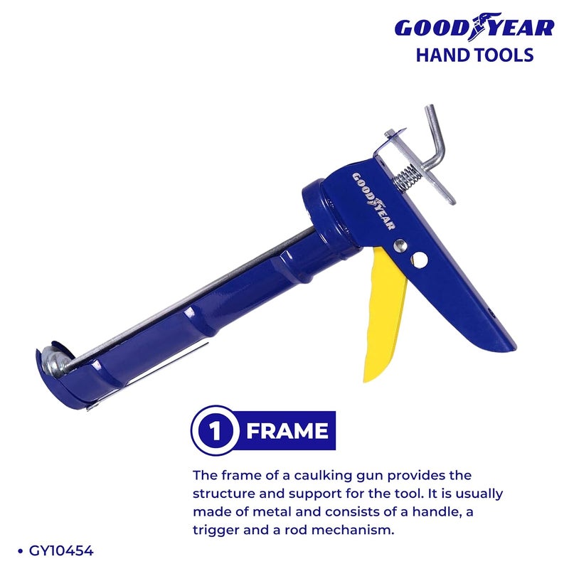 Good Year مسدس السدادة المعدنية (أزرق وأصفر) (GY-10454) - Image 3