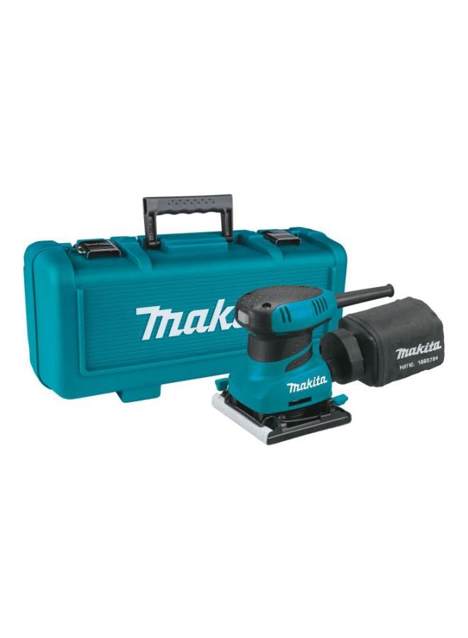 Makita Sander Machine for wood, Size 112mm x 102mm, 200W, 14000opm, 1.1kg Turquoise/Black - Image 2
