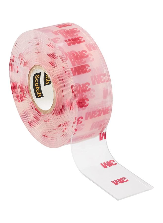 3M Transparent Double-Sided Mounting Tape – Red Edge - Image 3