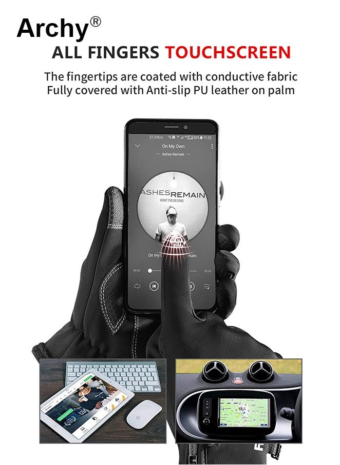 Archy Outdoor Winter Waterproof Gloves Universal Touchscreen Thermal Gloves Gloves Cycling Ski Climbing Gloves  - Image 2