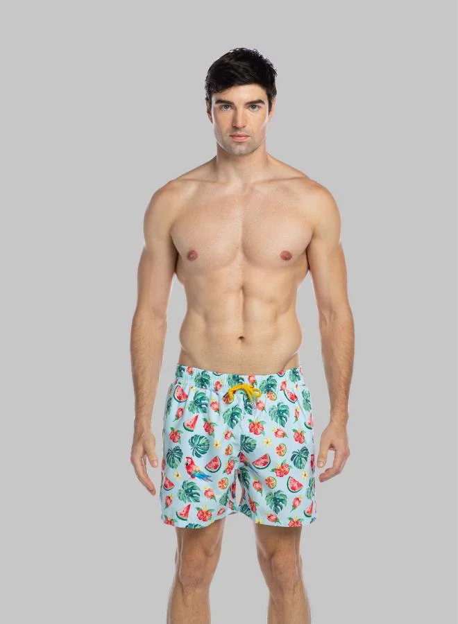 جاست نيتشر شورت سباحة رجالي بتصميم فروتي سي