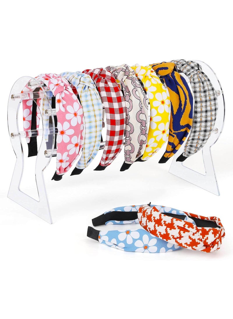 Suneerplay - Headband Holder, Clear Headband Organizer, Acrylic Hair Hoop Display Stand, Hairband Rack Holder, Headband Storage Holder for Women and Girls - Image 1