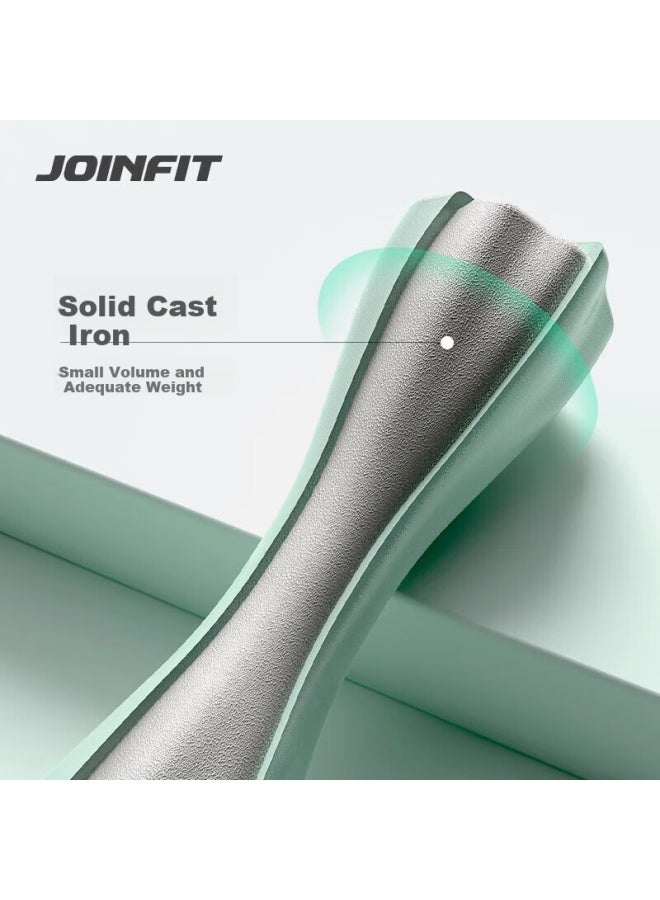 Joinfit Women's Fitness Home Dumbbell 2kg Cloud Grey Pair F.s.005de-j - Image 4