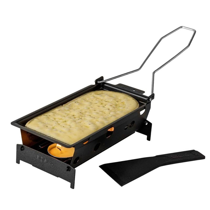 BOSKA Boska Raclette Grilling Set Milano  Partyclette To Go Set  Suitable for Cheese Meat Fish and Vegetables  Portable NonStick  Temperature Control and Dishwasher Safe 