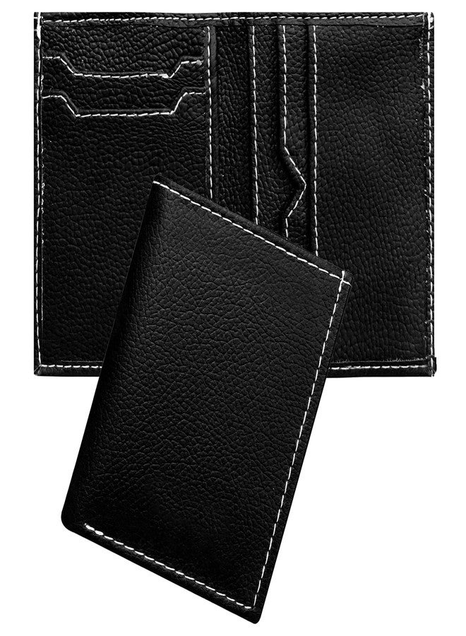 GREEN DRAGONFLY PU Leaher Card Holder for Men/Card Holder for Women,Credit Card Holder Wallet for Men(NMB/202306706-Black) - Image 1