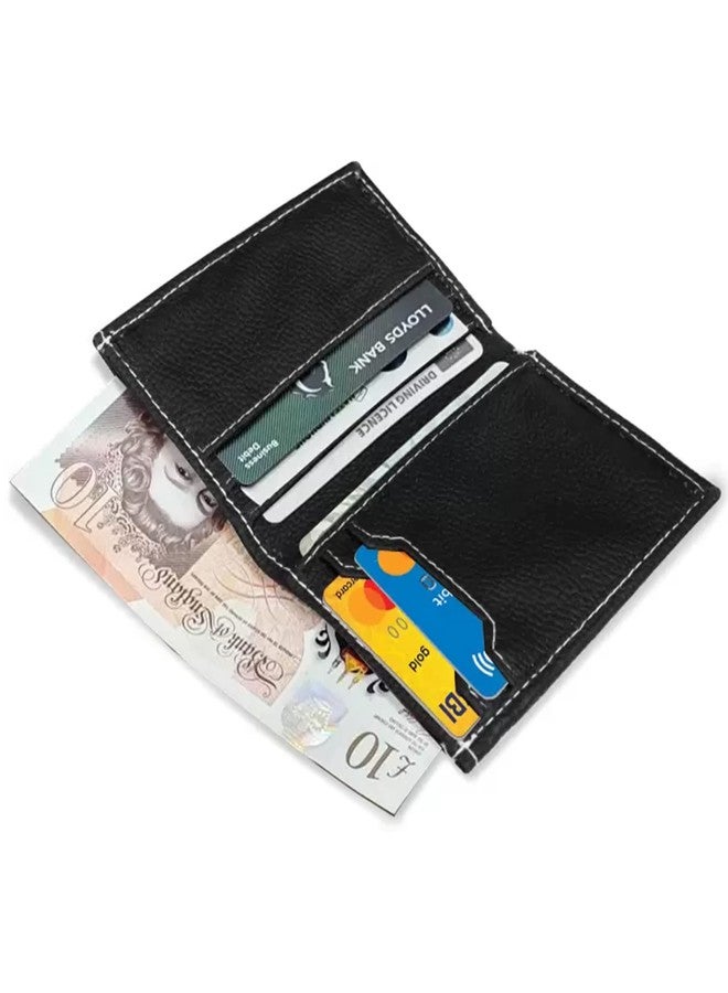 GREEN DRAGONFLY PU Leaher Card Holder for Men/Card Holder for Women,Credit Card Holder Wallet for Men(NMB/202306706-Black) - Image 5