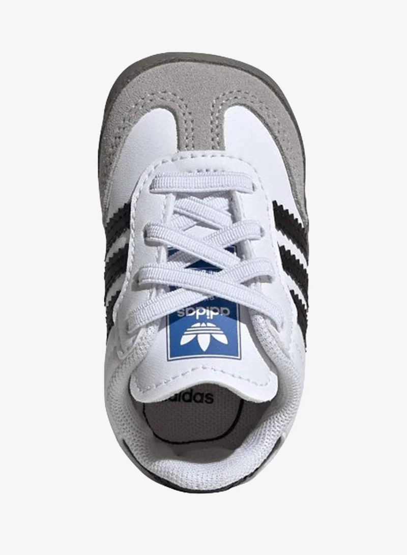 Adidas Originals FTWWHT/CBLACK/CGRANI Samba Crib Shoes  | Best Price UAE
