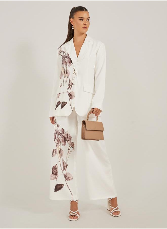 Styli - REGULAR FIT REGULAR LENGTH FLORAL PRINTED BLAZER 73 CM - Image 1
