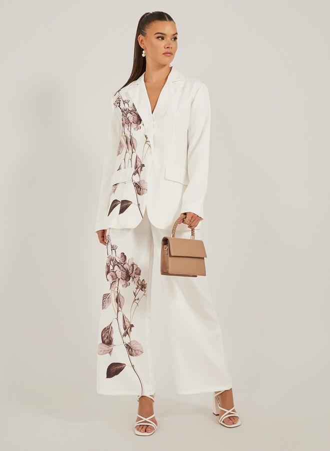 Styli Styli Regular Length Regular Fit Floral Print Blazer  - Image 2