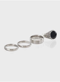 Seventy Five 4 Pack Biker Ring Set  - Image 1