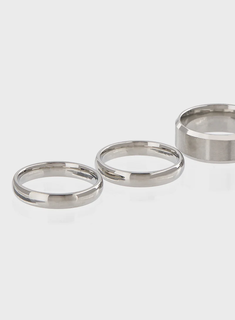 سفنتي فايف 4 Pack Biker Ring Set