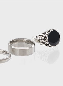 Seventy Five 4 Pack Biker Ring Set  - Image 2