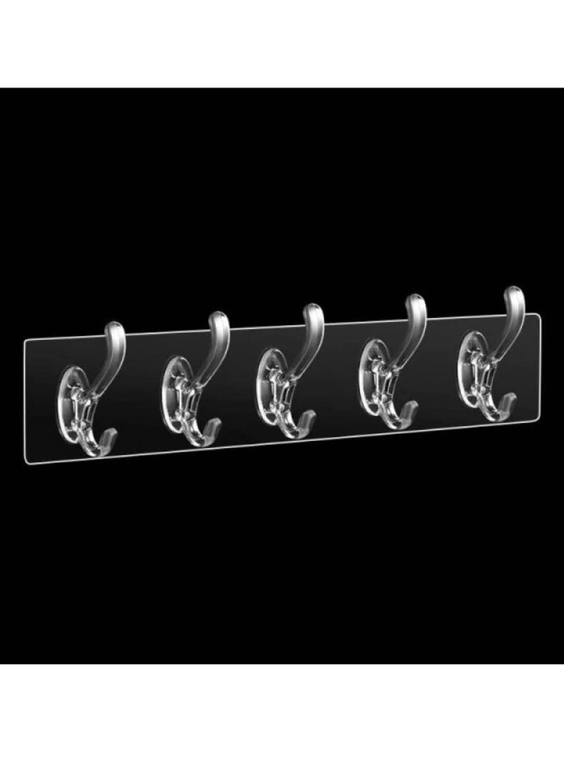 Flexible silicone hanger hanging 6 hooks multicolor  - Image 4