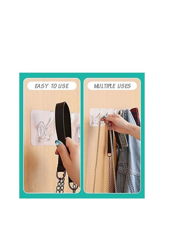 Flexible silicone hanger hanging 6 hooks multicolor  - Image 5