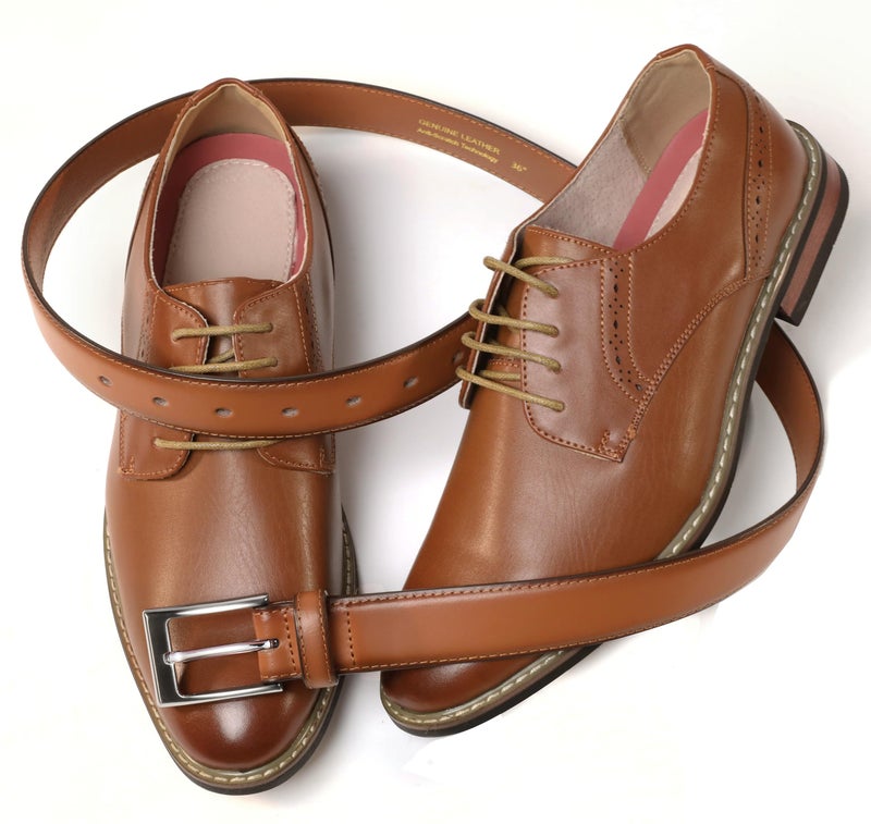 CHAOREN Mens Belts Leather Gift for Men - Ideal Match for Mens Dress Shoes - Image 3