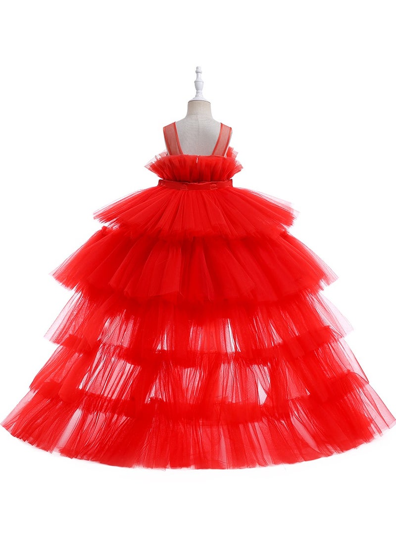 D'Daniela Tulle Tiered Dress - Image 3