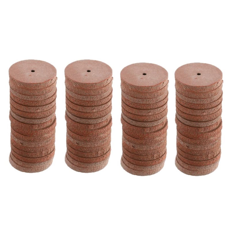SeeFDENT 100pcs Dental Silicone Rubber Polishing Wheels, Rotary Tool Lab Jewelry Polishing Disc Brown Color - Image 5