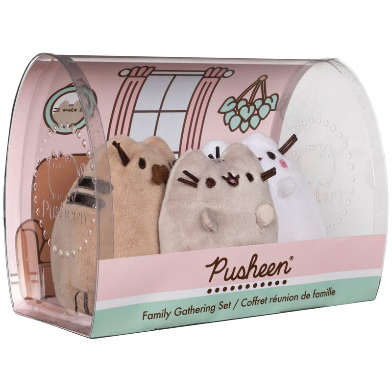 GUND Pusheen Family Gathering Collector Set of 3 Plush Stuffed Animal Cats - Image 5