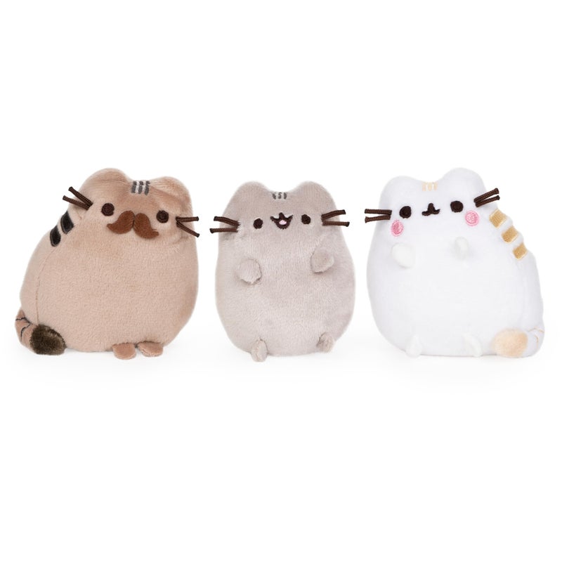 GUND Pusheen Family Gathering Collector Set of 3 Plush Stuffed Animal Cats - Image 3