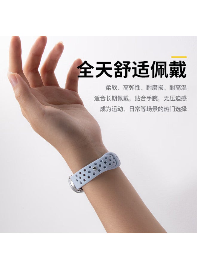 Bing Hong Binghong Silicone Replacement Strap For Huawei Band 8/9/10 Nfc Smart Bracelet - Plum Color For Men And Women - Image 3