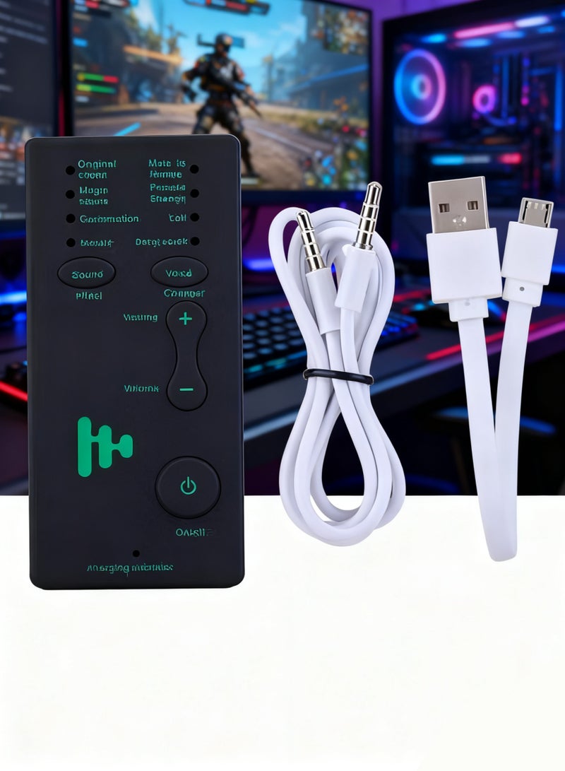 Voice Changer for Xbox One Portable Microphone Sound Effect Live Broadcast Voice Disguiser for Mobile Phone PC Laptops Xbox One Games - Image 1