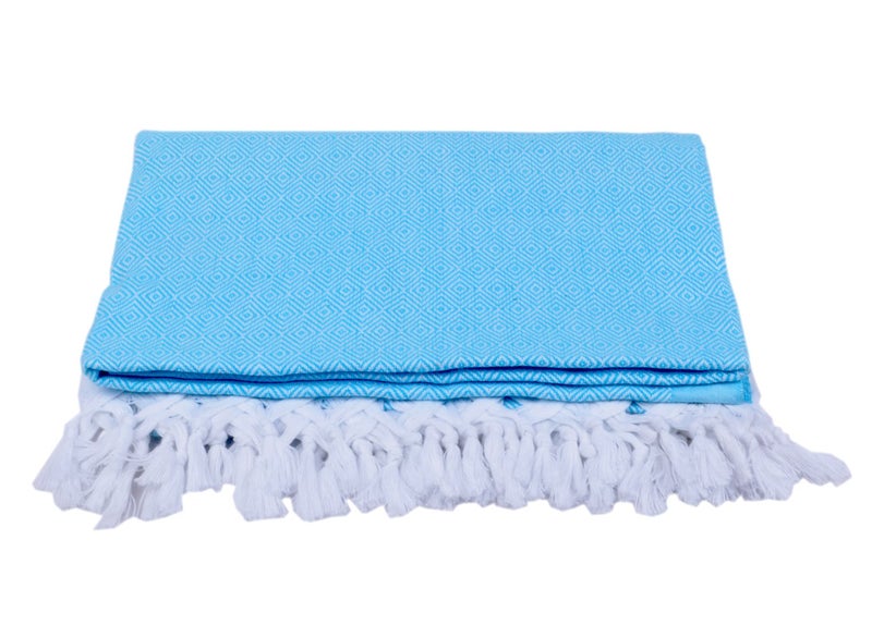 Sathiyas Cotton Bath Towel 480 GSM Ultra Absorbent Super Soft and Comfortable-Quick Drying Towel (Set of 4, Lavender, Blue, Orange, Pink, 75 cm X 150 cm) - Image 2