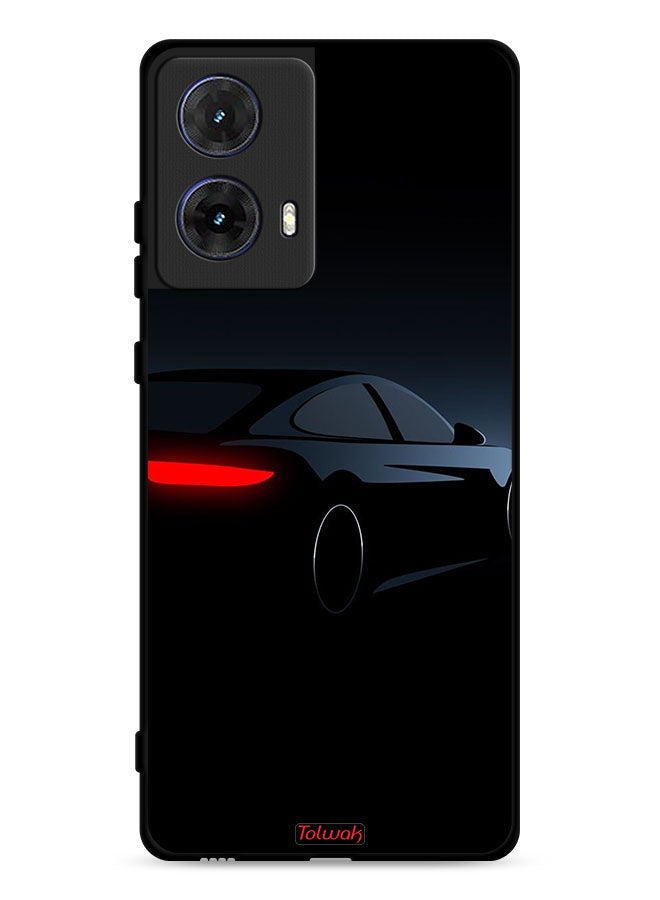 Tolwak Motorola Moto G85 5G Protective Case Cover Dark Car - Image 1