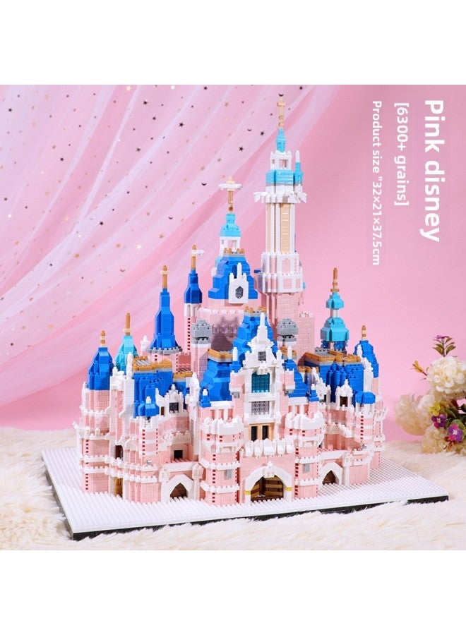 Compatible With Lego Building Blocks Tian'anmen Disco Castle Nicheng High Difficulty Micro Particle Building Model Assembled Toy-Color:Titanic + Acrylic Box + Lighting Tools Suit [color Box]]  - Image 5