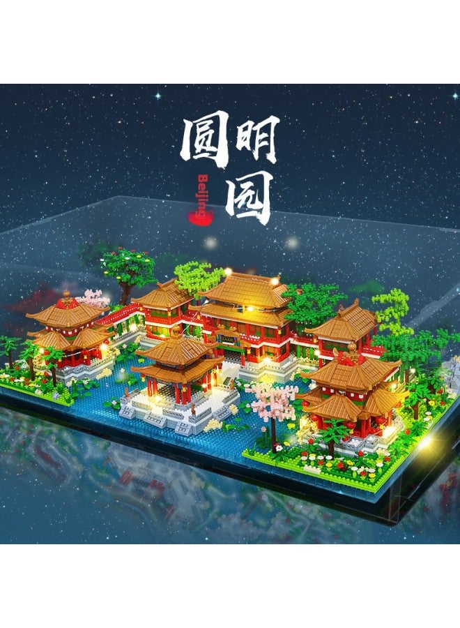 Compatible With Lego Building Blocks Tian'anmen Disco Castle Nicheng High Difficulty Micro Particle Building Model Assembled Toy-Color:Titanic + Acrylic Box + Lighting Tools Suit [color Box]]  - Image 4
