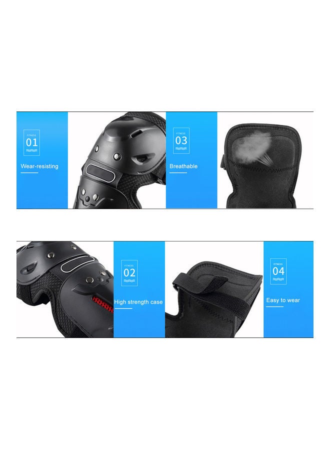 NIBEMINENT 4-Piece Motor Bike Knee Brace And Elbow Guards - Image 3