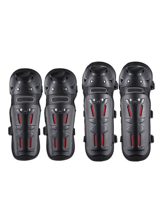 NIBEMINENT 4-Piece Motor Bike Knee Brace And Elbow Guards - Image 4