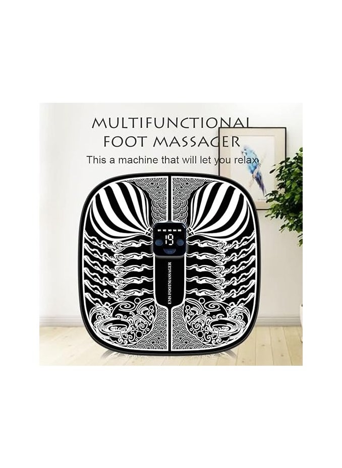 General Foot Massager, Electric Massage Pad Vibrating Foot Massager Smart Remote Control Blood Circulation Massage Pad,Foot Relaxation  - Image 2