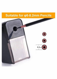 Y&D Long Point Pencil Sharpener, Art Sharpeners, Charcoal Sharpener for Artists, Drawing Manual Pencils/Drawing/Sketching Pencils (φ6-8.2mm), Adjustable Points  - Image 4