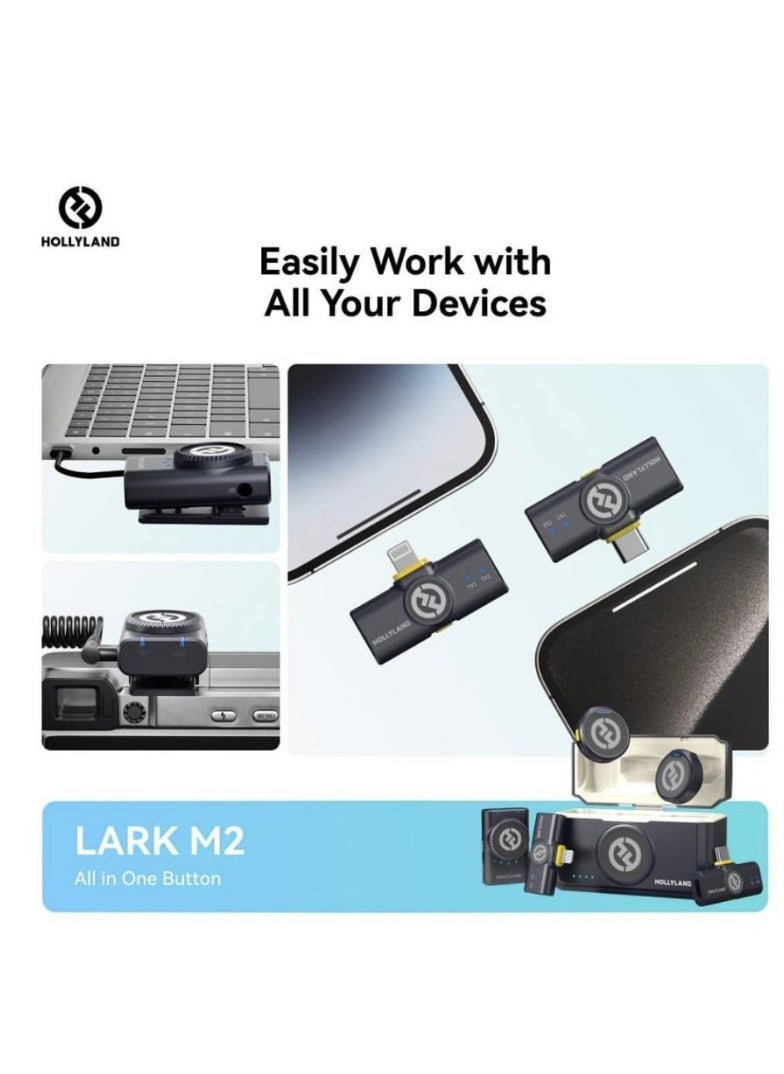 مجموعة Lark M2 - ميكروفون لافالير لاسلكي