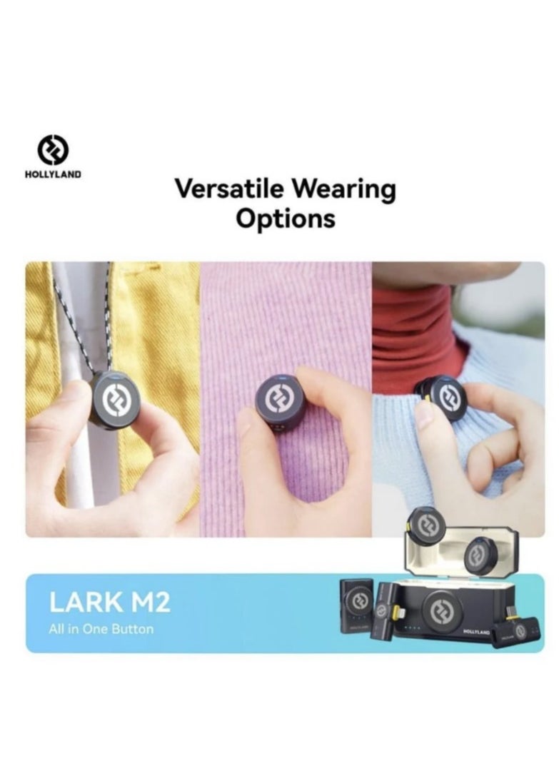 مجموعة Lark M2 - ميكروفون لافالير لاسلكي