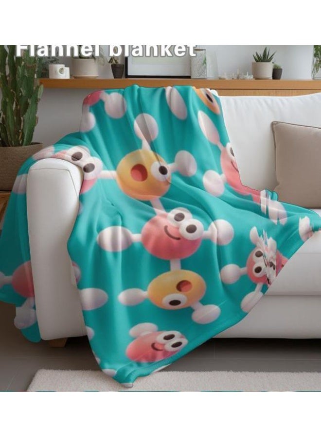 عام بطانية رقيقة من الفانيلا (حرارة ومريحة، ومناسبة للنوم واستخدام اللعبة والغبار والرمل) 150 سم * 200 سم - 496 - Image 4