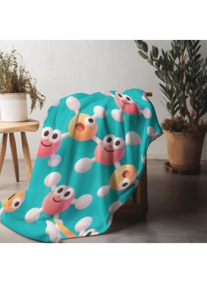 عام بطانية رقيقة من الفانيلا (حرارة ومريحة، ومناسبة للنوم واستخدام اللعبة والغبار والرمل) 150 سم * 200 سم - 496 - Image 1