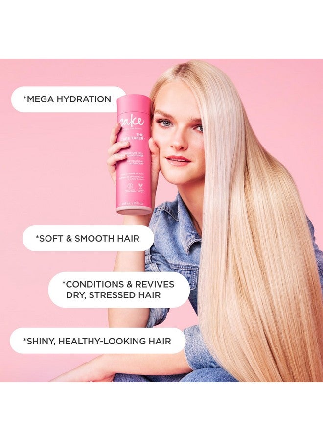 Cake Beauty Moisturizing Conditioner, The Care Taker - Hydrates And Replenishes Dry Hair - With Coconut Water, Hyaluronic Acid & Shea Butter - For All Hair Types - 296 Ml - Image 2