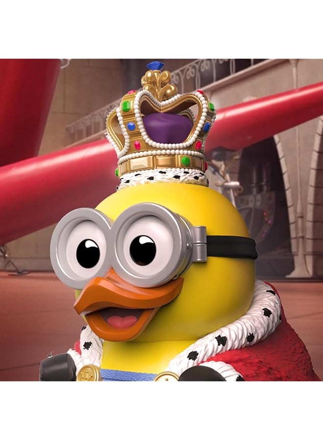 إيروريكس مجسم بطة مطاطية من الفينيل قابلة للتحصيل من إصدار مينيونز كينغ بوب الأول، بضائع يونيفرسال الرسمية - Image 3