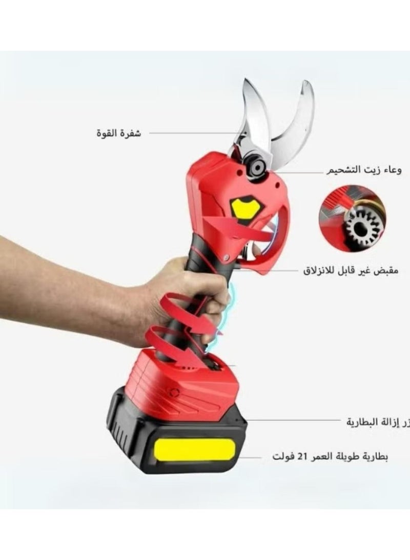 Denx Pruning Shears Electronic Pruner | 500W Rechargeable Battery Powered Tree and Plant Trimming and Cutting | DX2572 - Image 2