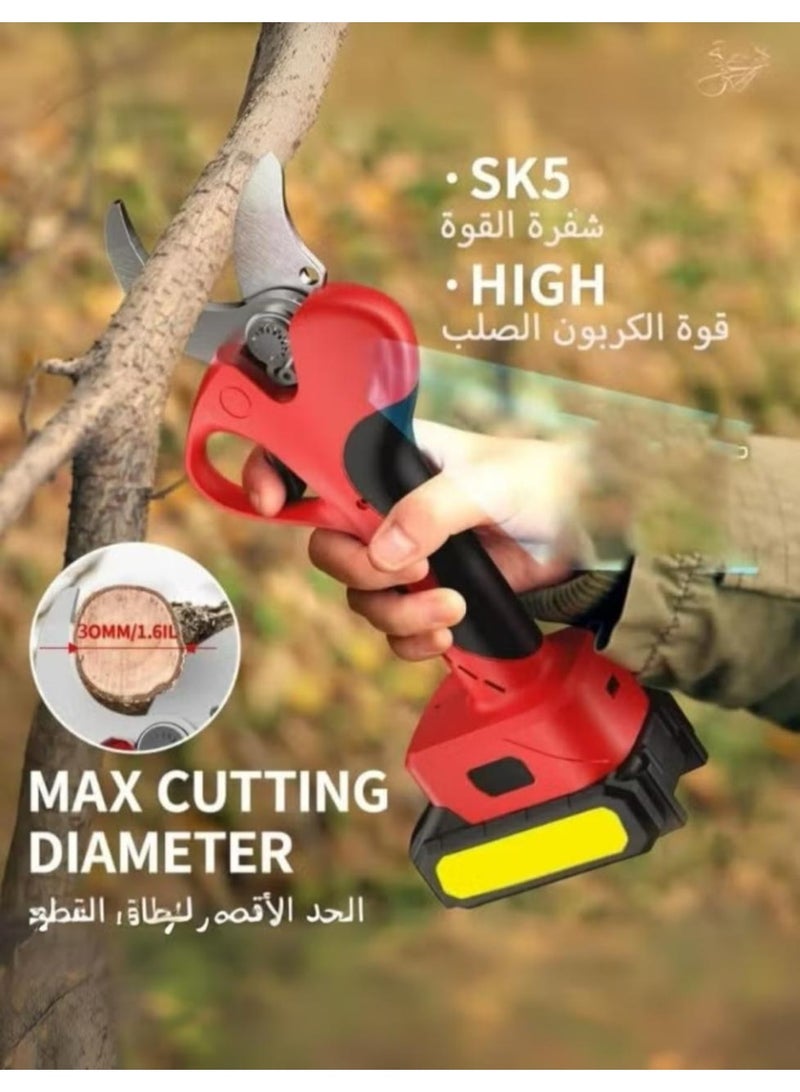 Denx Pruning Shears Electronic Pruner | 500W Rechargeable Battery Powered Tree and Plant Trimming and Cutting | DX2572 - Image 3