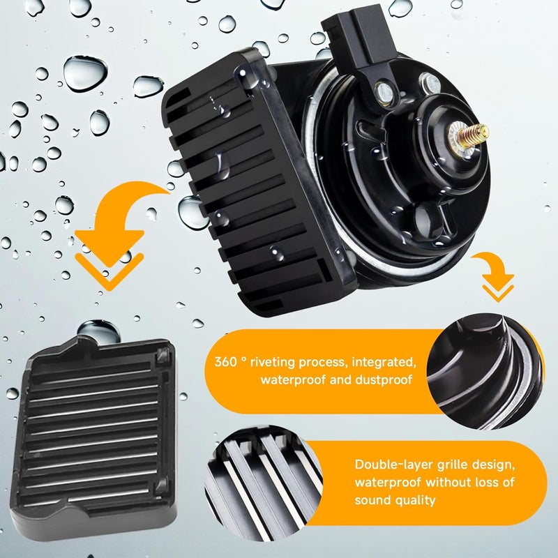 FARBIN Car Horn Compatible with Toyota/Lexus/Subaru 12V Waterproof Auto Horns Loud with 1 to 2 horn plug (Toyota horn with 1 to 2 Converter Wiring) - Image 4