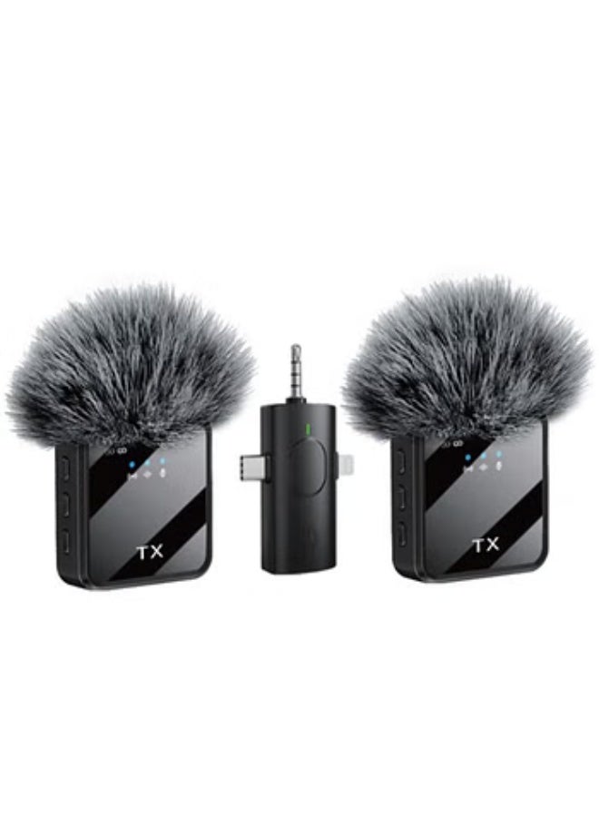 Wireless Microphone F11-2 for Live Shows, Interviews, Vlog Recording - Image 1