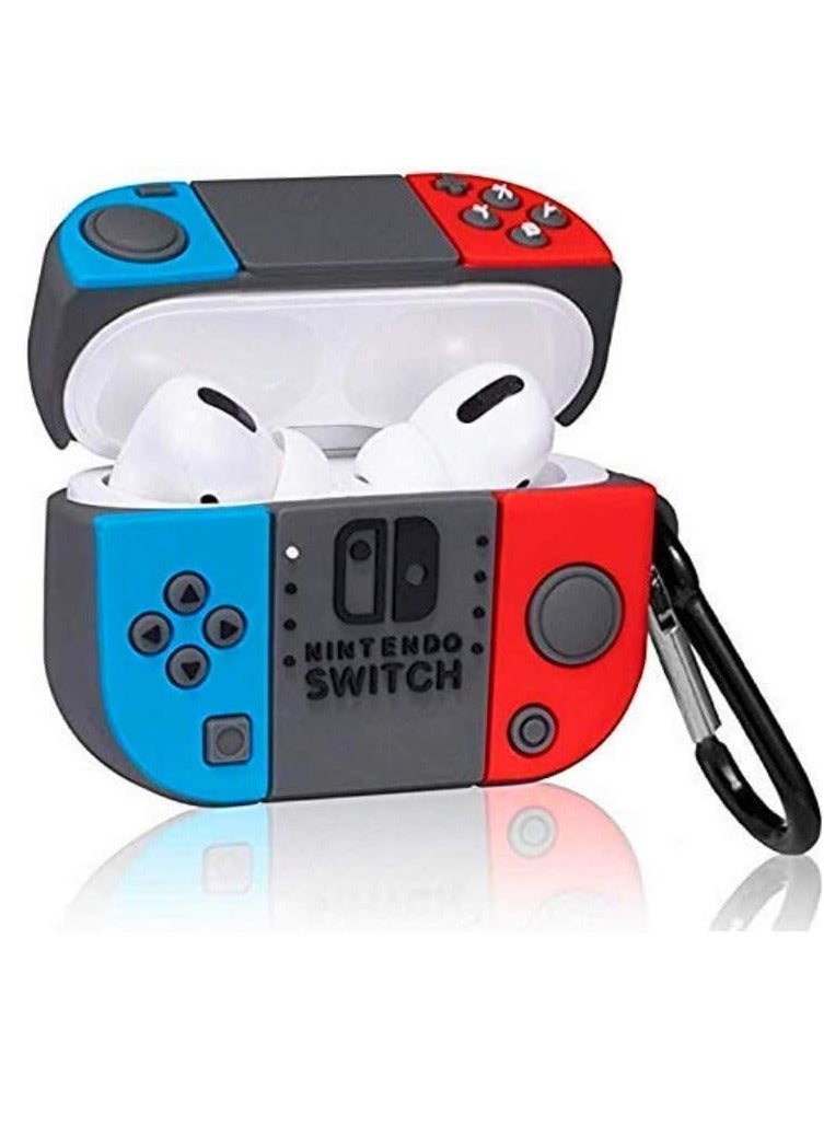 Cute Switch Case for Airpod Gen Cases 2023/2022/2019, Funny 3D Cartoon Air pods 3 2nd/1st Generation Silicone Cover for Apple iPod 3 with Keychain Boys Girls Kids Teen, Game. - Image 3